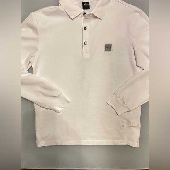 BOSS Boss Slim-Fit Passerby Long Sleeve polo shirt - Picture 9 of 15